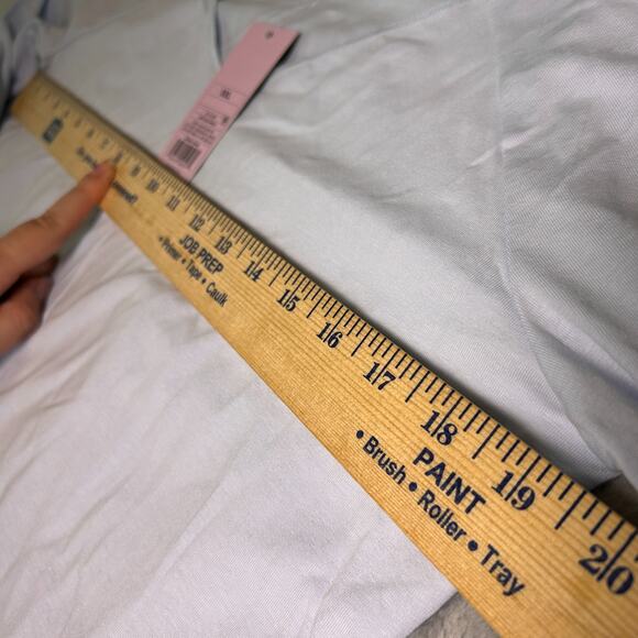 NWT Wild Fable Wide V Neck Shirt Womens XXL Blue Lightweight Fall Layer Comfort - Picture 6 of 7